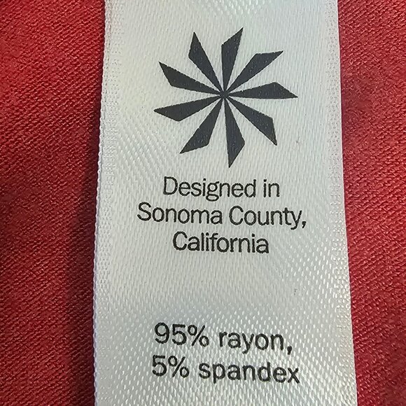 ATHLETA BEACH COMBER HI-LOW YOGA SKIRT DRAW/DROP WAIST ORANGE SZ‎ XS - Picture 5 of 7